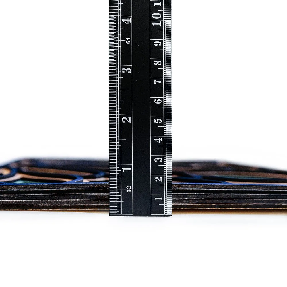 Angled view of flower petal burst wooden wall art highlighting depth and layered construction