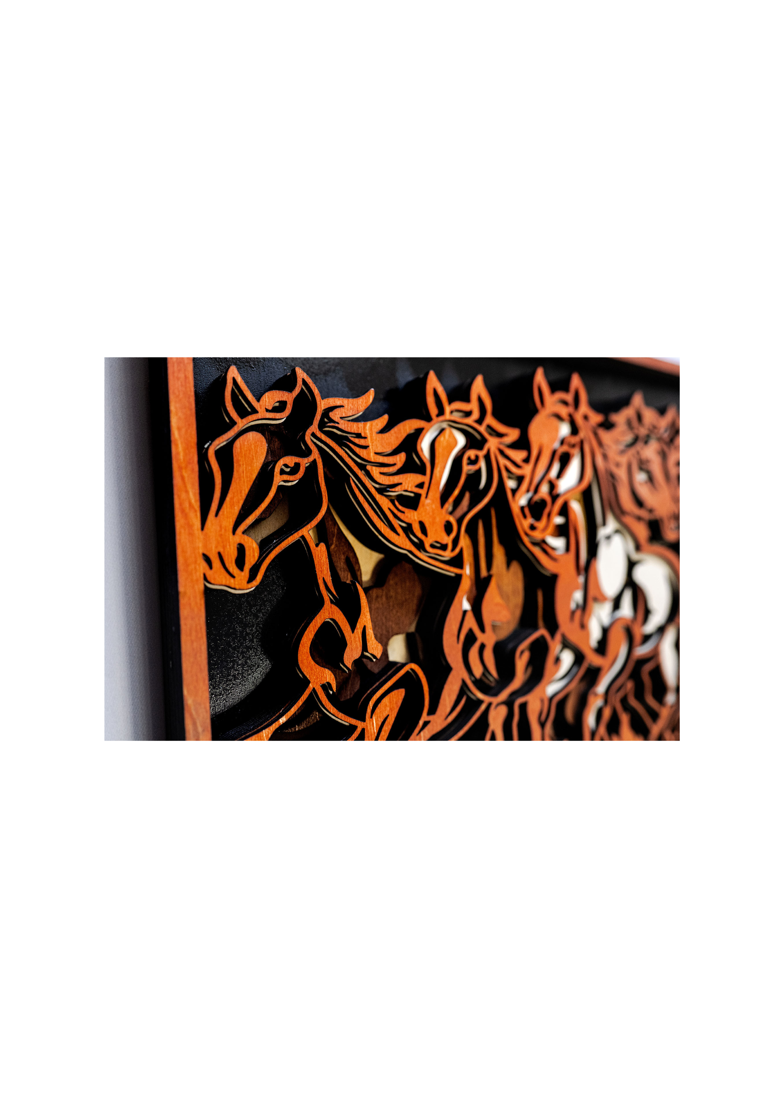 Cabin Decor Detailed Wood Art