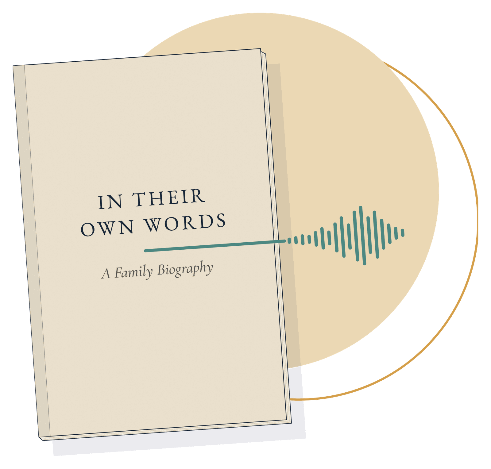 The Echoes Family Biography, with a voice waveform rising from the cover.