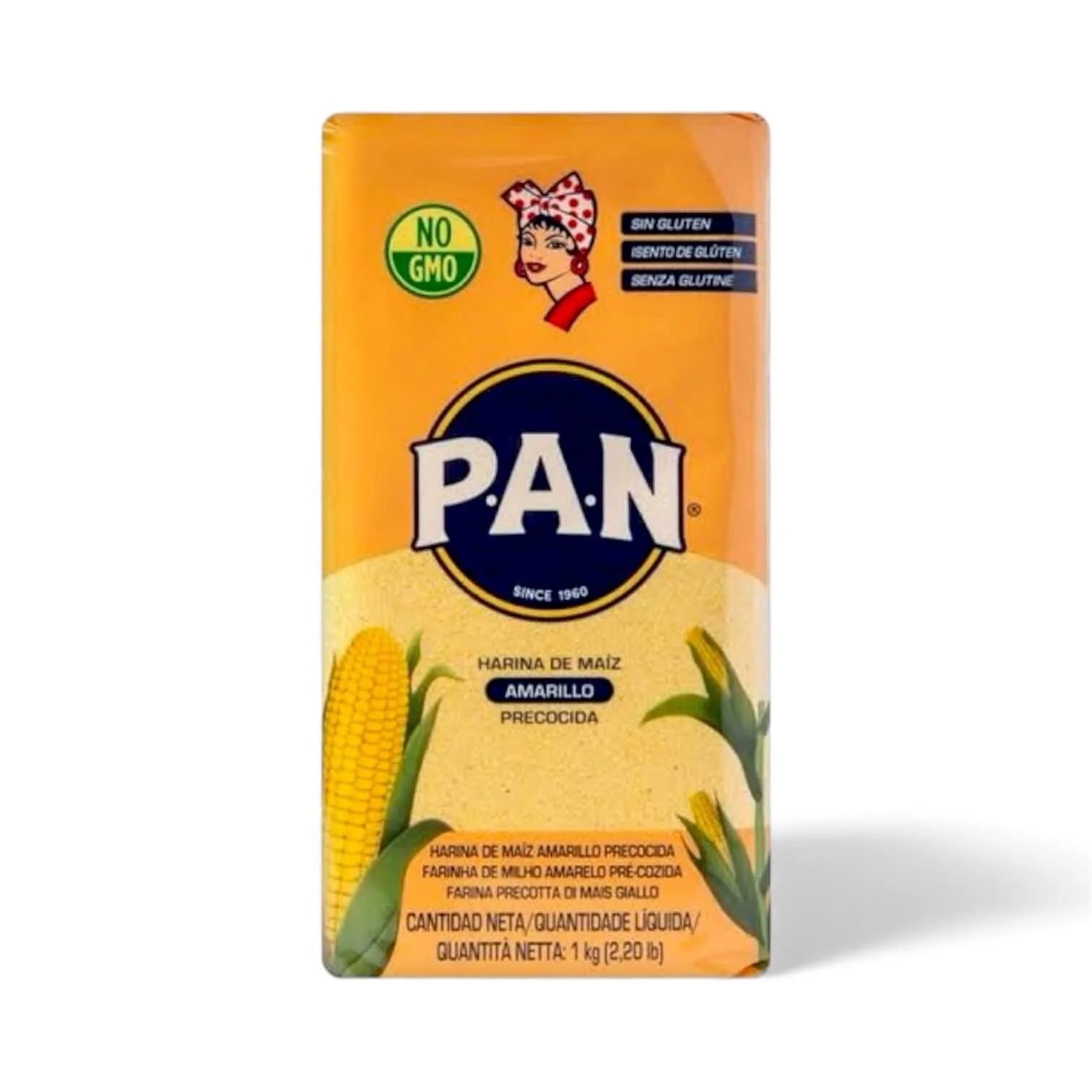 Harina PAN Yellow Corn Flour - (Maíz amarillo) - 1kg