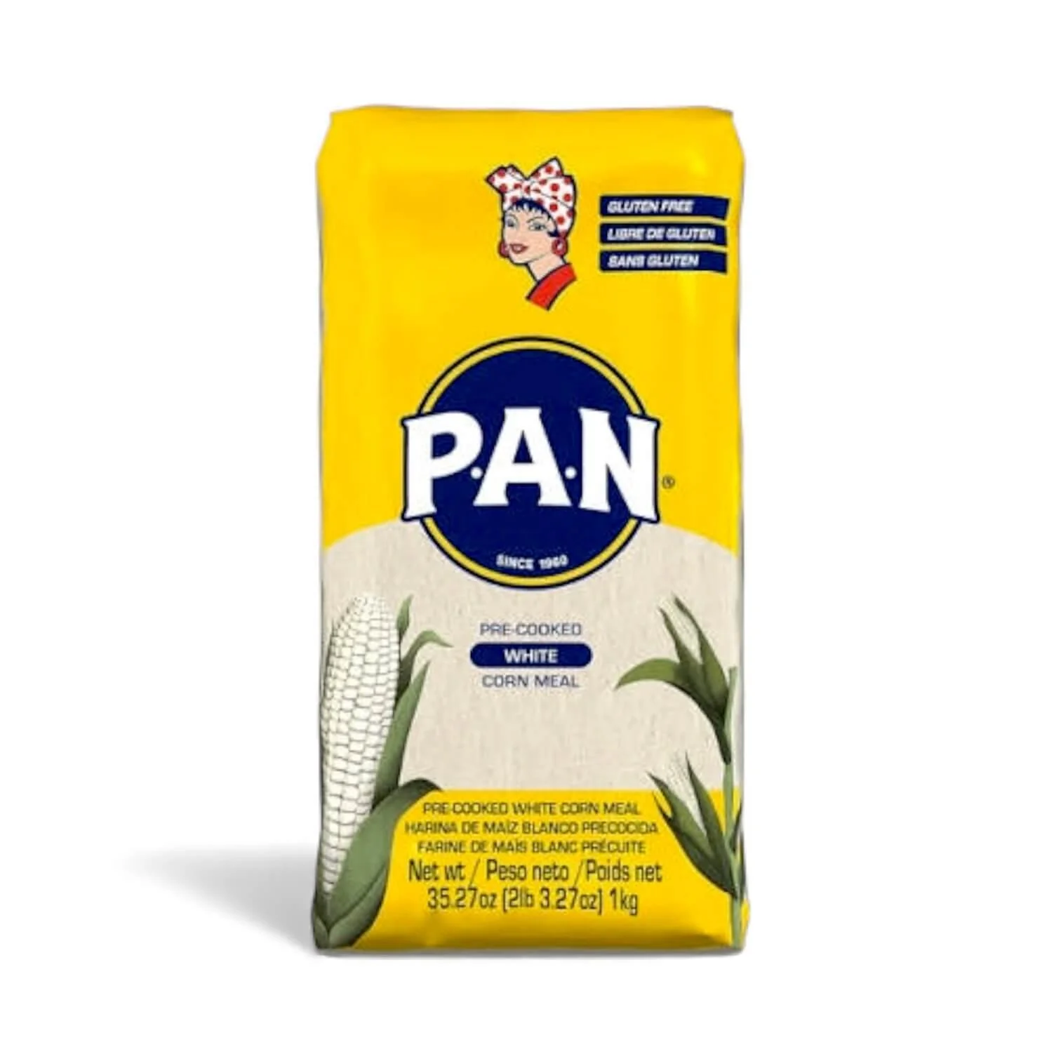 Harina PAN White Corn Flour - (Harina de Maíz Blanco) - 1kg