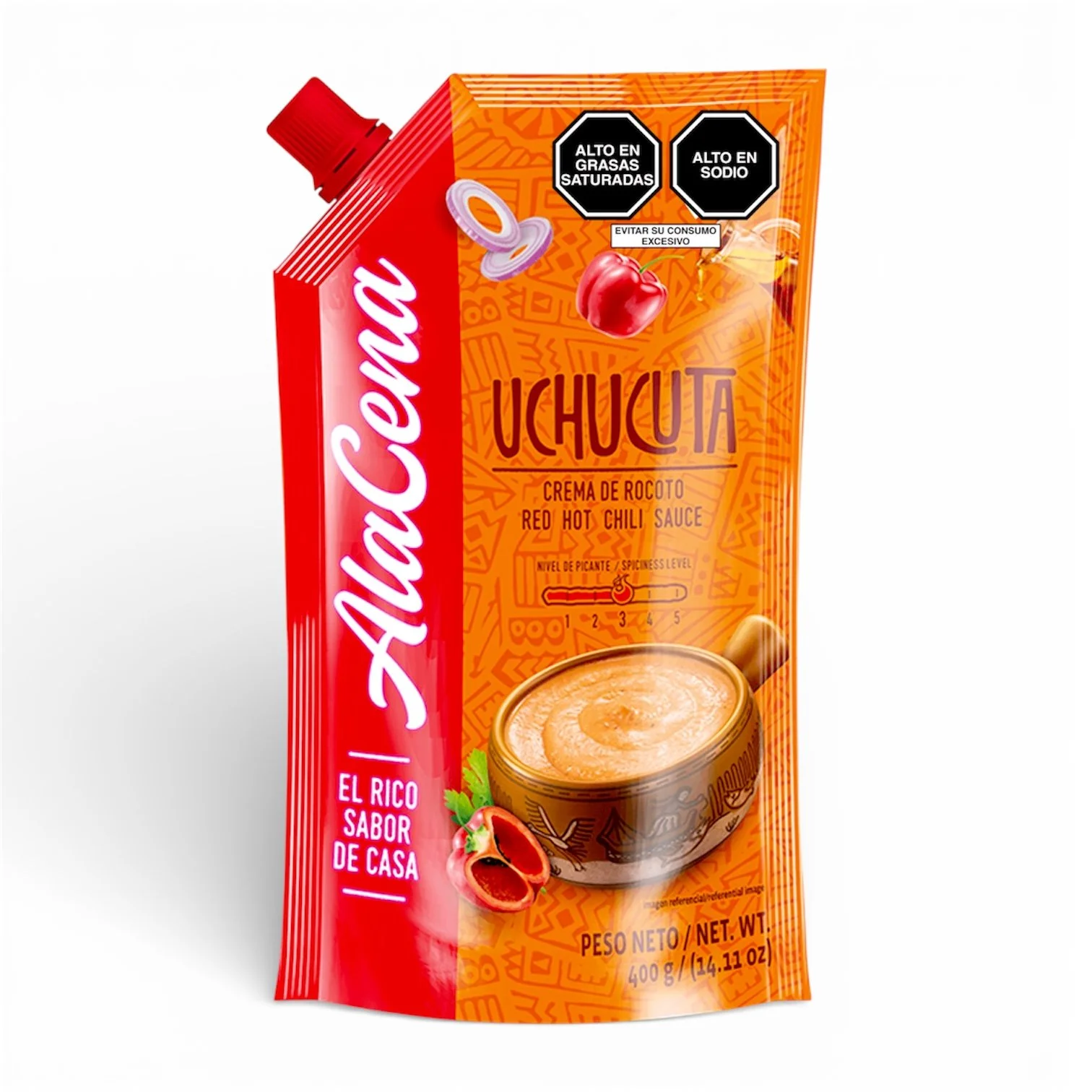 Peruvian Spicy Herb & Chili Sauce Alacena (Uchucuta) 400g