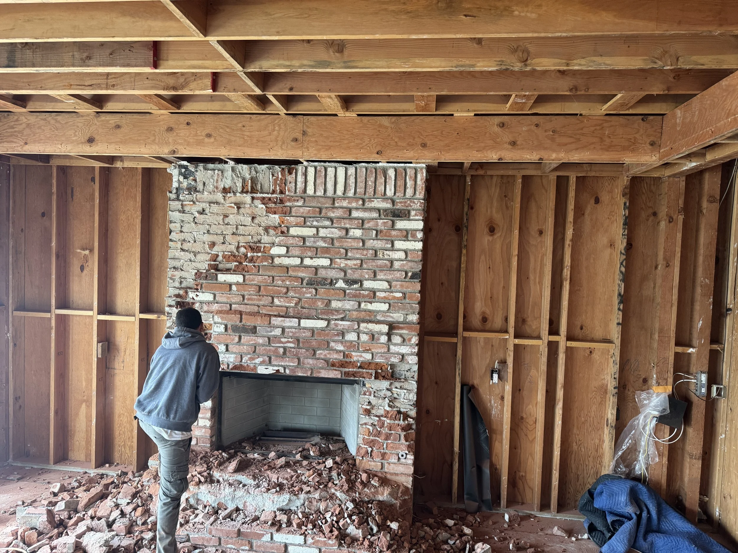 contractor - Brick debris