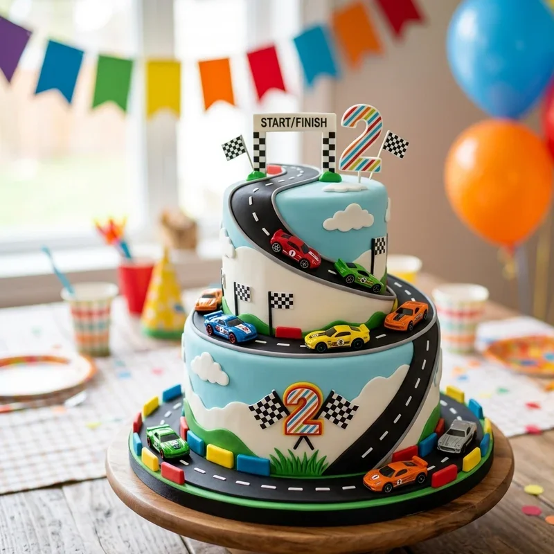 Two Fast Birthday Cake Ideas