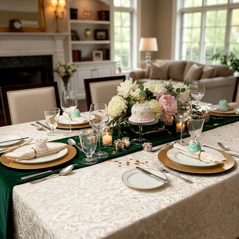 Birthday Dinner Table Decoration Ideas