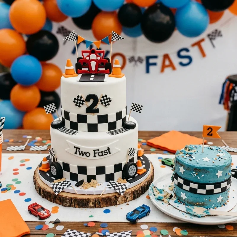 Two Fast Birthday Cake Ideas
