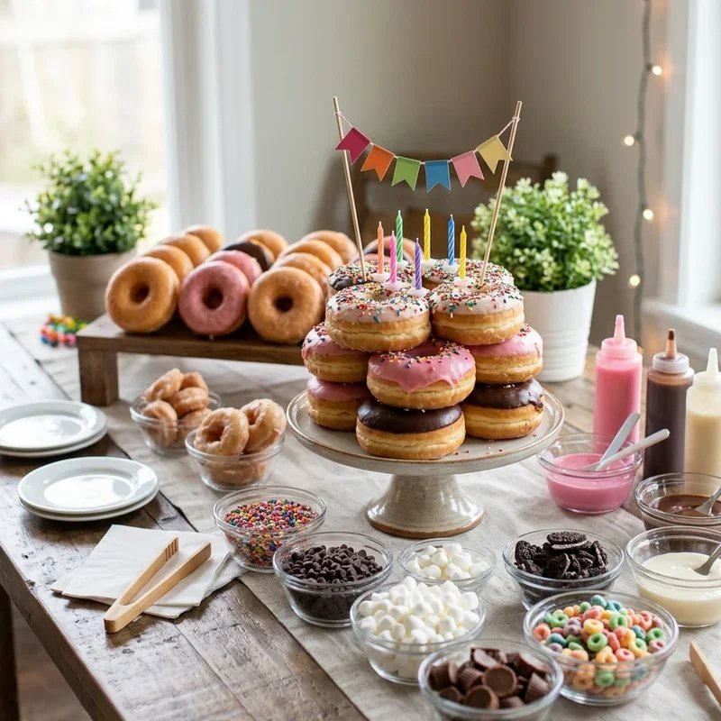 Donut Birthday Cake Ideas
