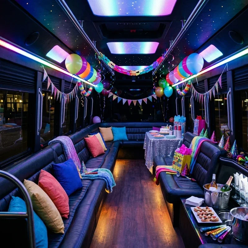 Party Bus Birthday Ideas