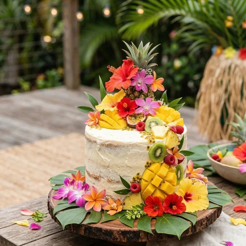 Luau Birthday Cake Ideas