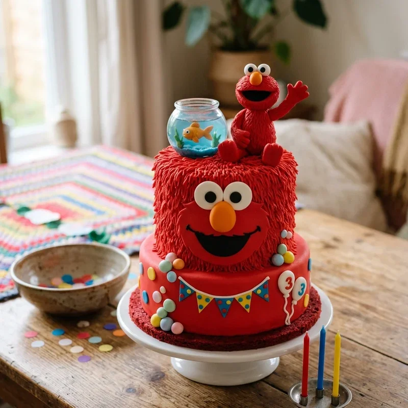 Elmo Birthday Cake Ideas