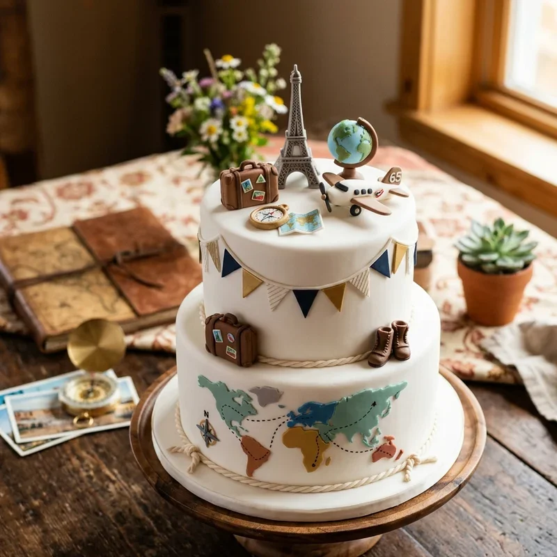 65th Birthday Cake Ideas