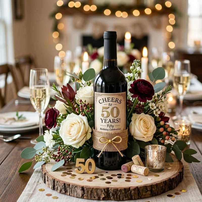50th Birthday Centerpiece Ideas