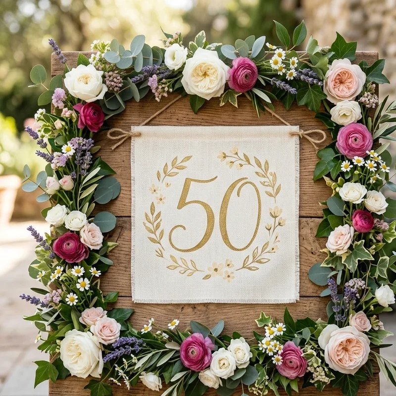 50th Birthday Banner Ideas