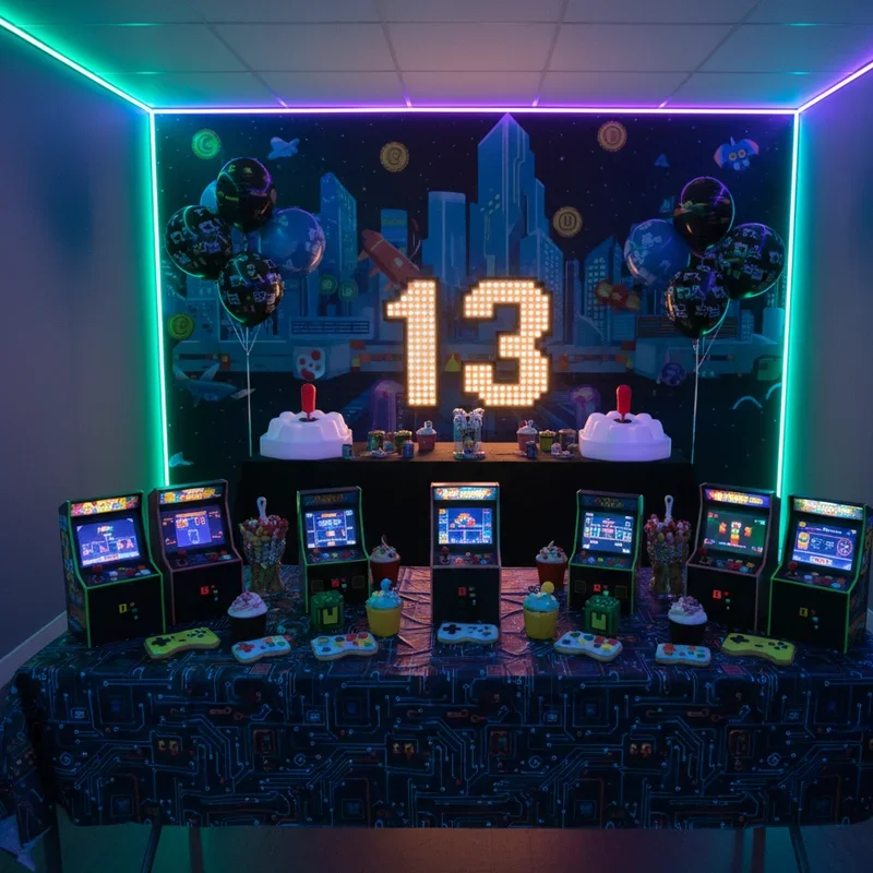 13th Boy Birthday Party Theme Ideas