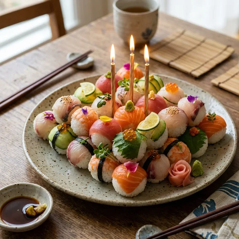 Sushi Birthday Cake Ideas