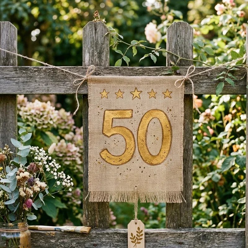 50th Birthday Banner Ideas