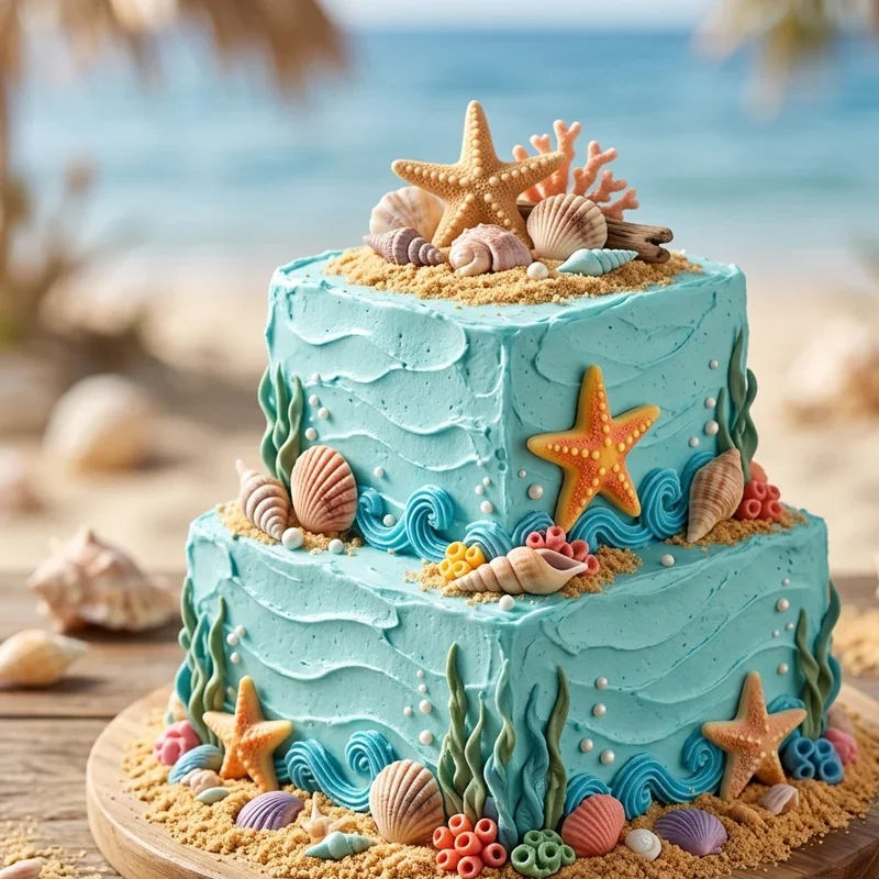Under the Sea Birthday Cake Ideas