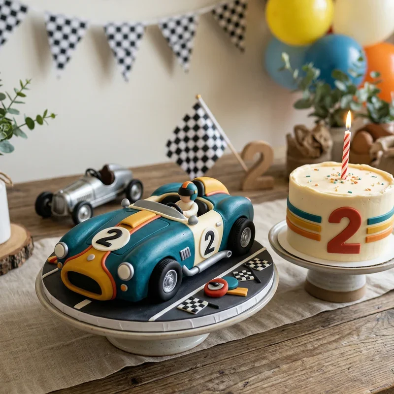 Two Fast Birthday Cake Ideas