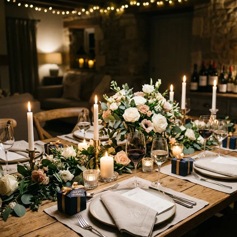 40th Birthday Party Ideas for Wife