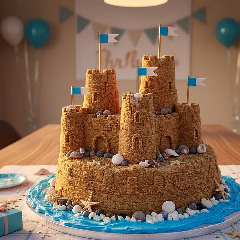 Beach Birthday Cake Ideas