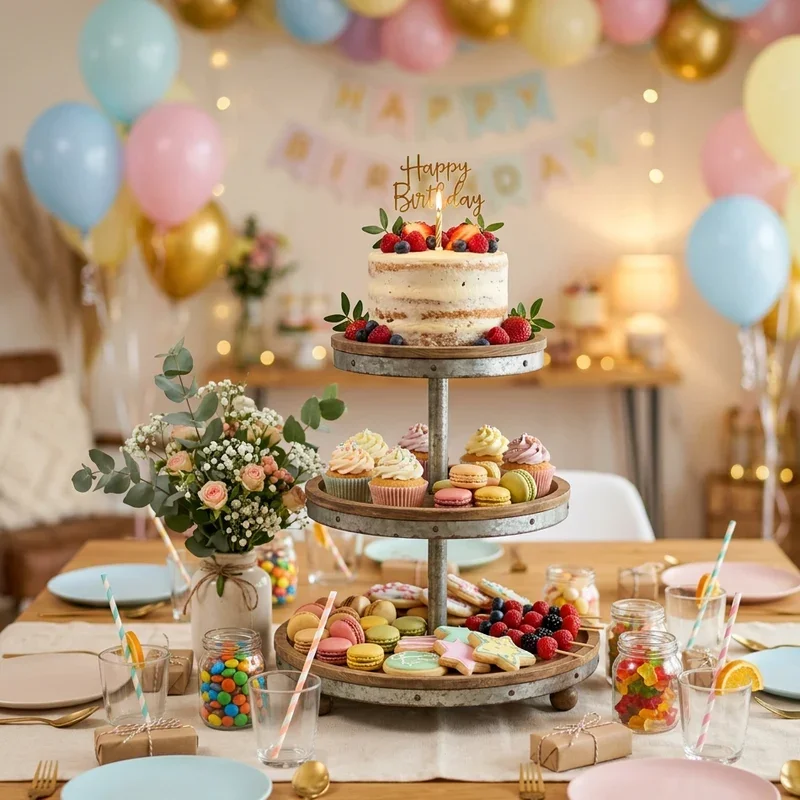 Birthday Party Table Setup Ideas
