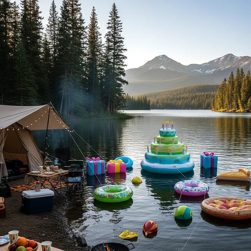 Camping Birthday Party Ideas for Adults