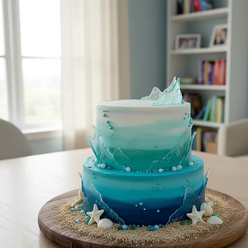 Beach Birthday Cake Ideas