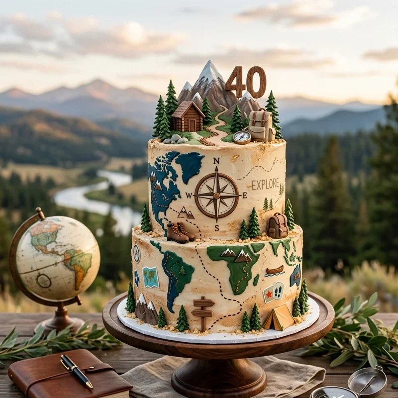 40th Birthday Cake Ideas for Men