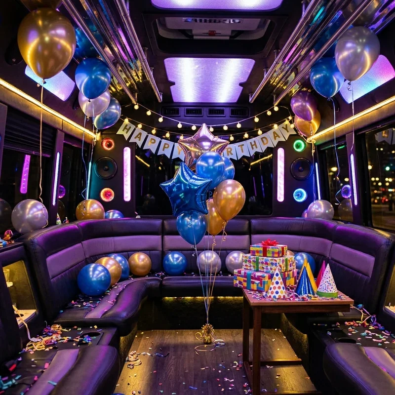 Party Bus Birthday Ideas