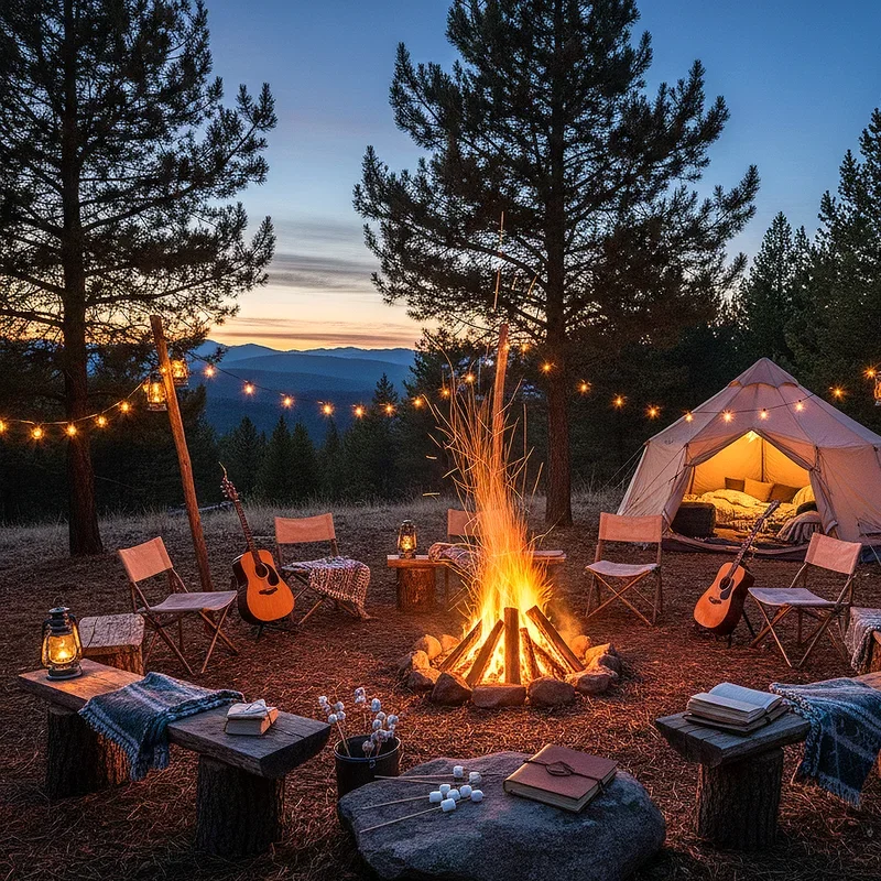 Camping Birthday Party Ideas for Adults
