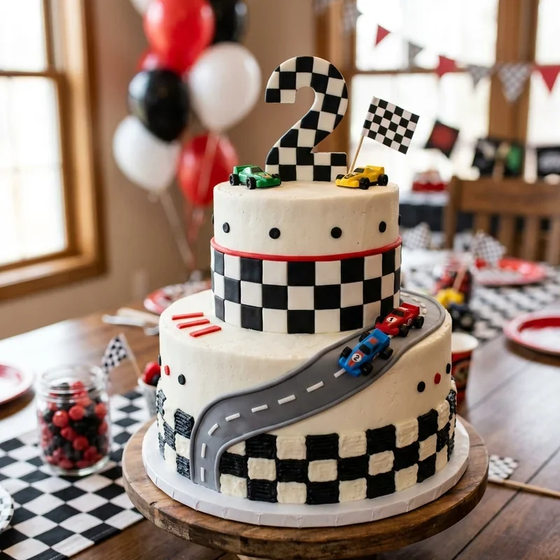 Two Fast Birthday Cake Ideas