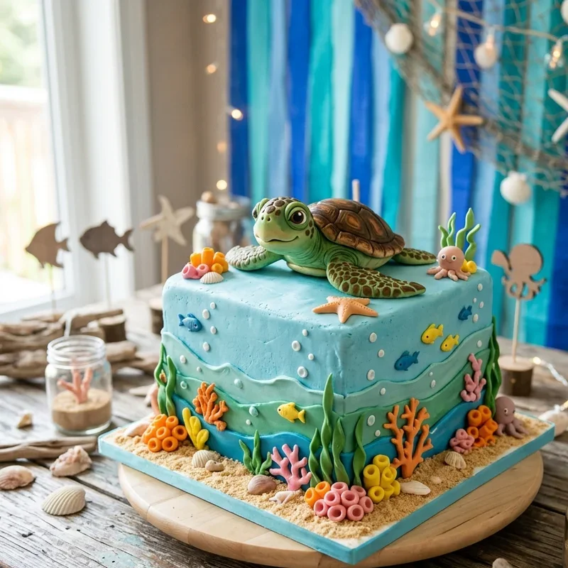 Under the Sea Birthday Cake Ideas