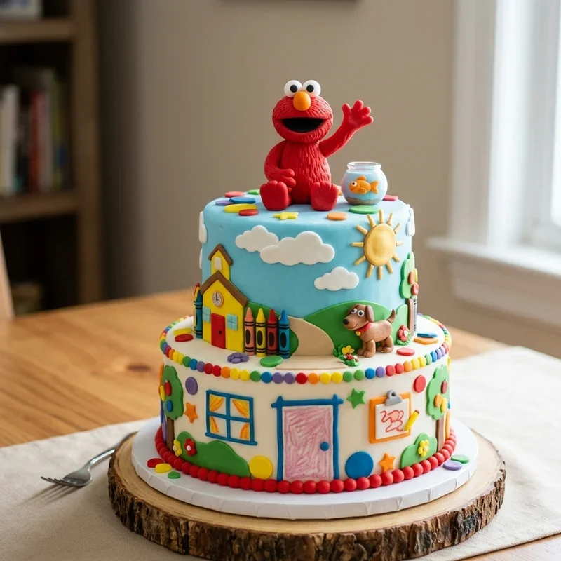 Elmo Birthday Cake Ideas
