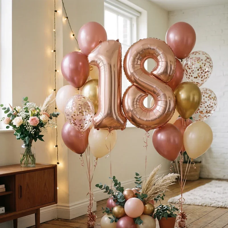 15 18th Birthday Balloon Ideas for a Stylish Party Setup