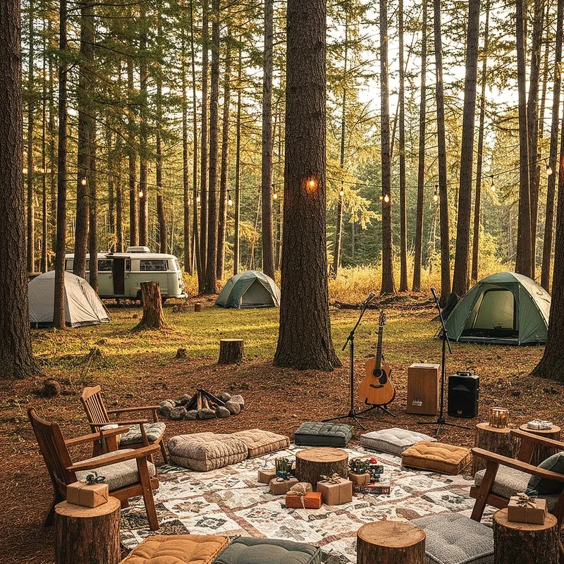 Camping Birthday Party Ideas for Adults