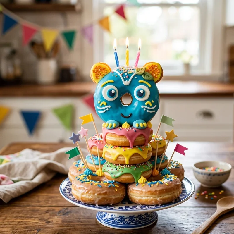 Donut Birthday Cake Ideas