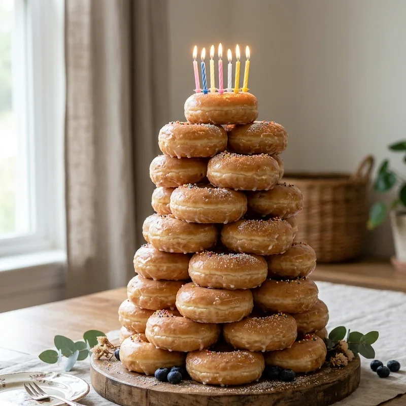 Donut Birthday Cake Ideas