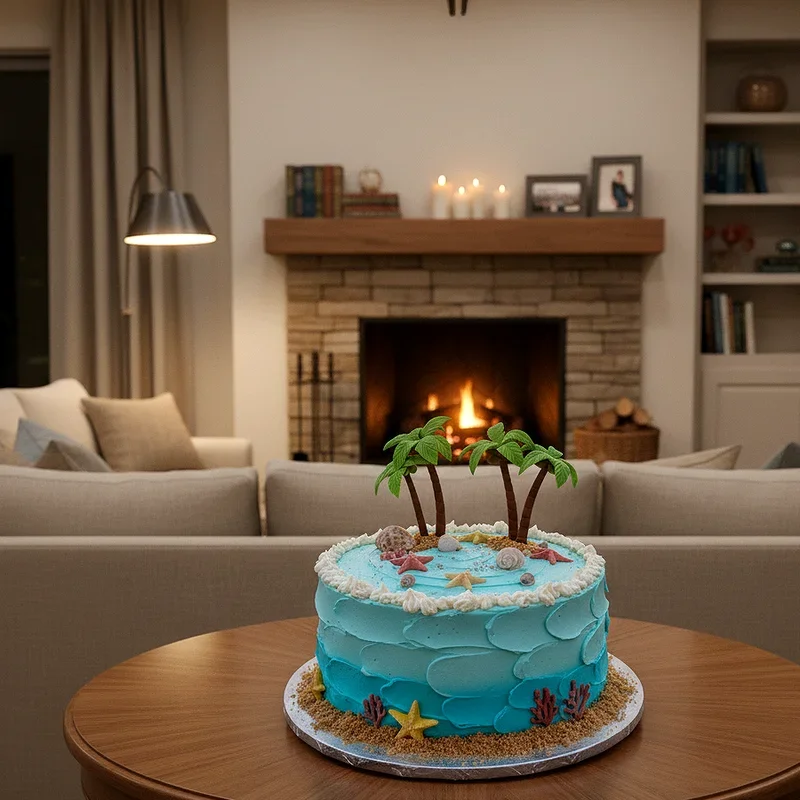 Beach Birthday Cake Ideas