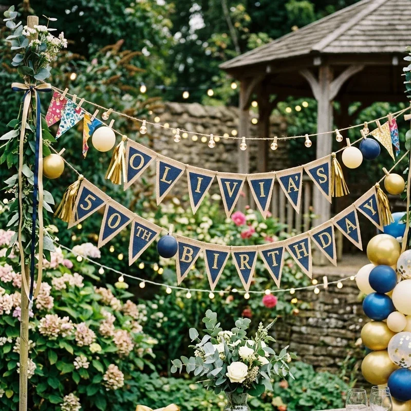 50th Birthday Banner Ideas