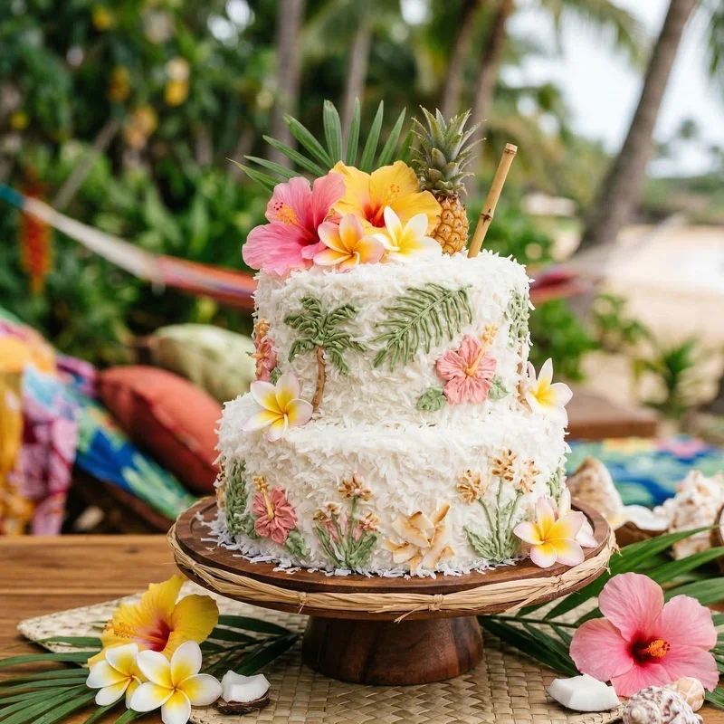 Luau Birthday Cake Ideas