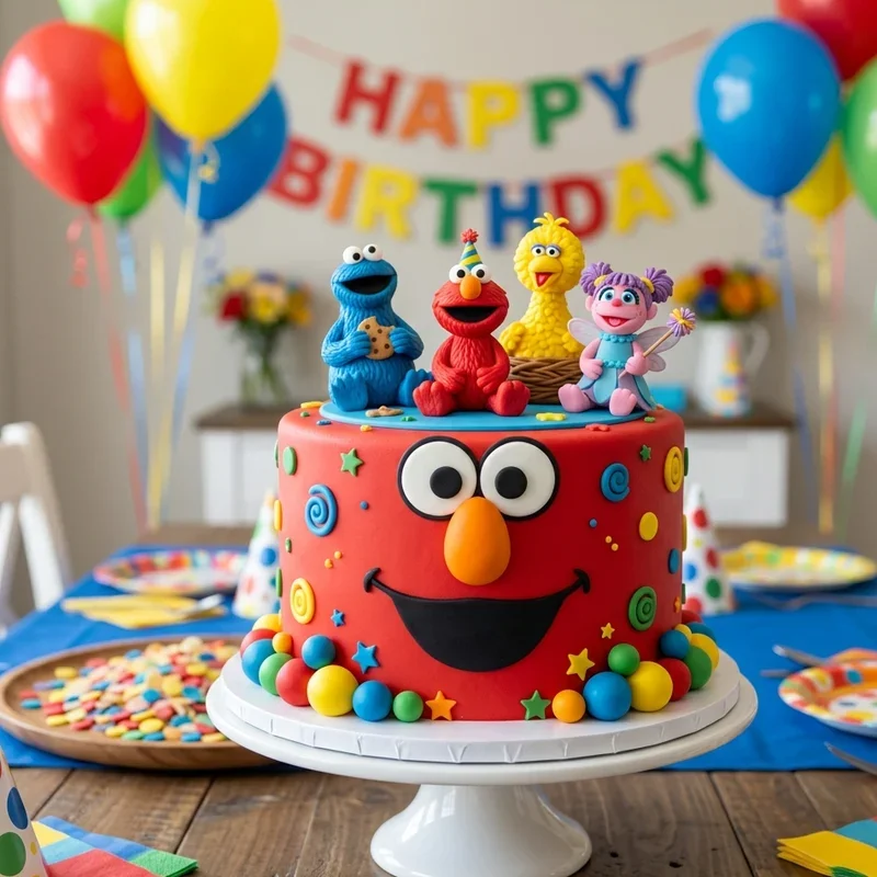 Elmo Birthday Cake Ideas