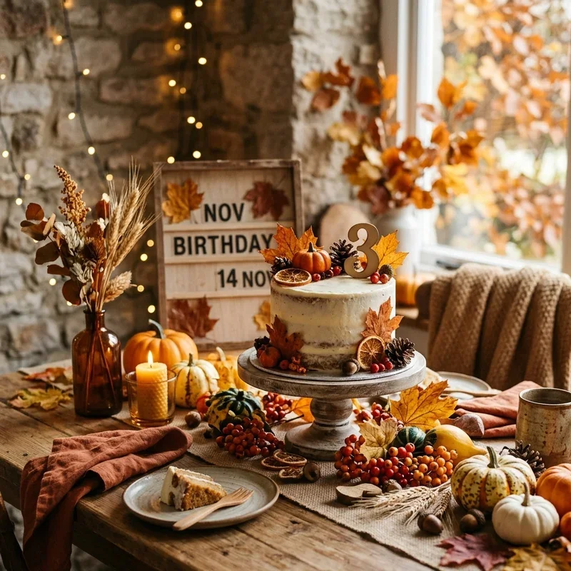November Birthday Ideas