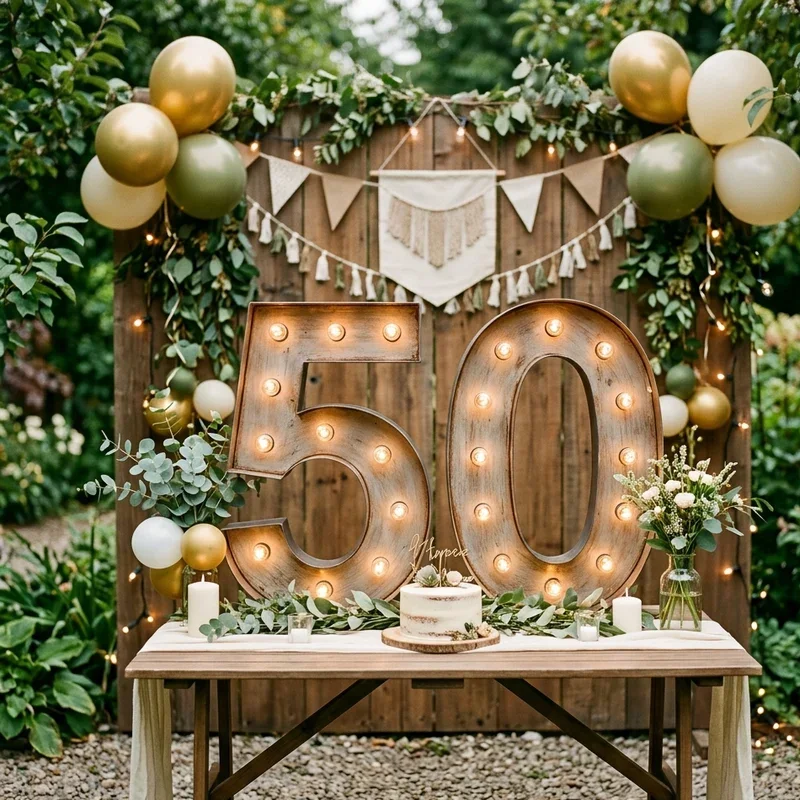 50th Birthday Banner Ideas