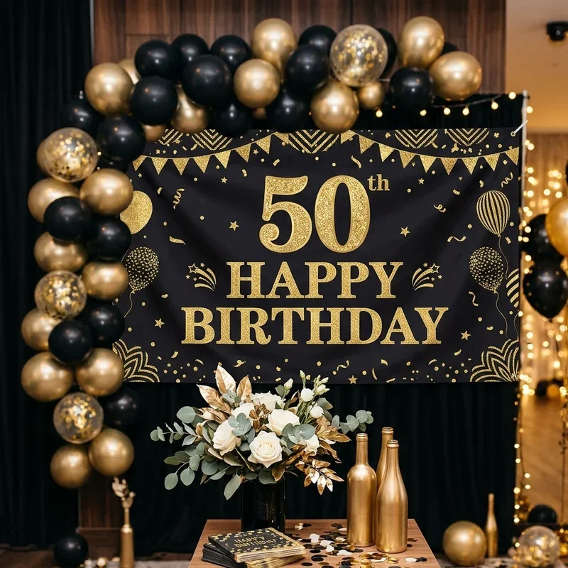 50th Birthday Banner Ideas