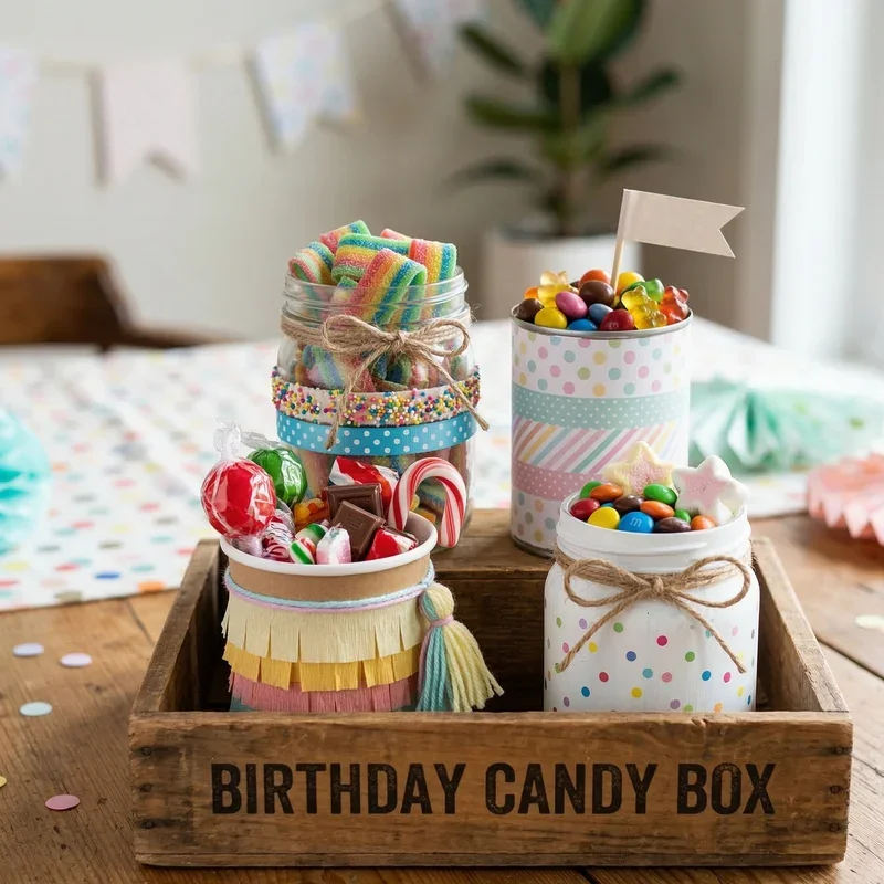 Birthday Candy Box Ideas