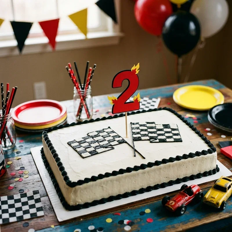 Two Fast Birthday Cake Ideas