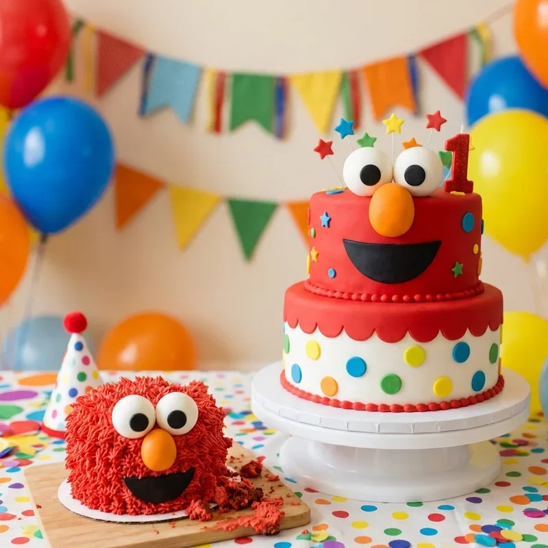 Elmo Birthday Cake Ideas