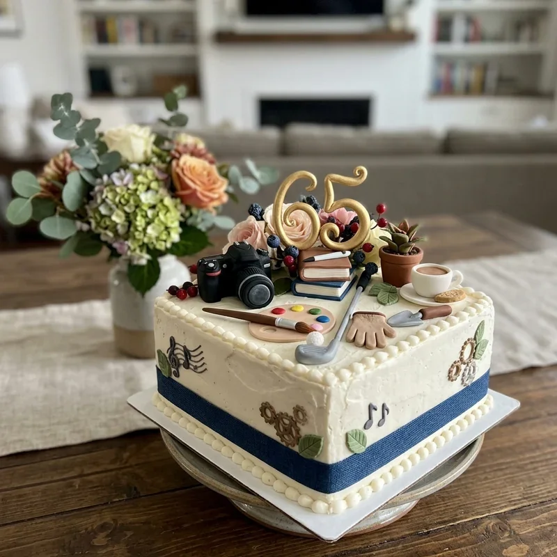 65th Birthday Cake Ideas