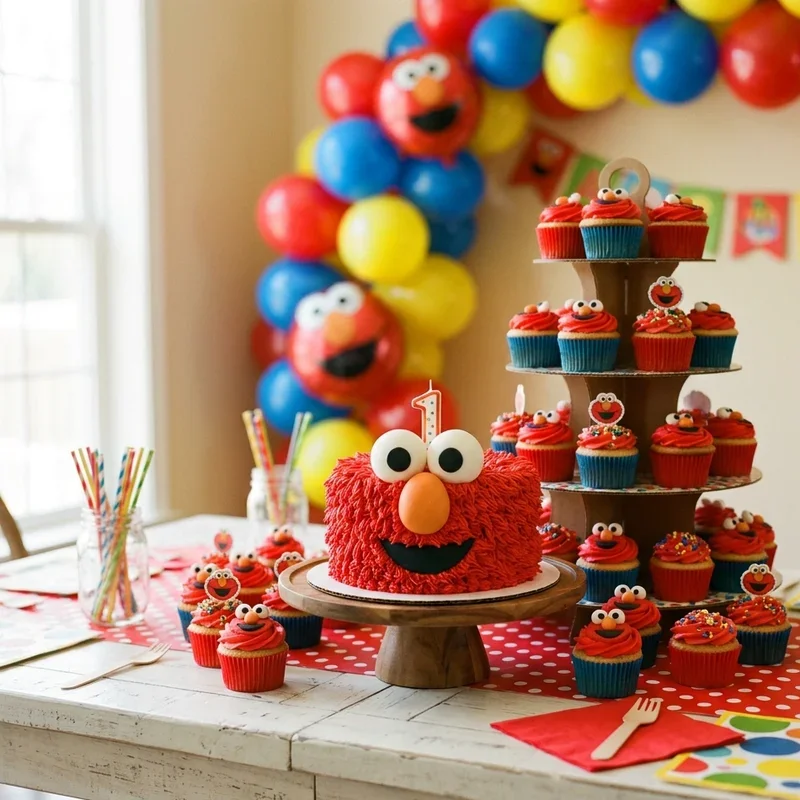 Elmo Birthday Cake Ideas