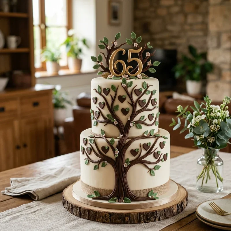 65th Birthday Cake Ideas